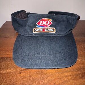 Dairy Queen Black Visor Hat